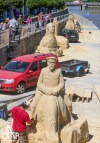 Písek čeká víkend plný kultury a zábavy. Pískoviště už zdobí sochy