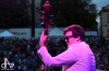 Bohemia Jazz Fest: Hrálo se na ráfek od kola i sprejem. Náměstí v Táboře tančilo