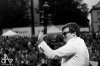 Bohemia Jazz Fest: Hrálo se na ráfek od kola i sprejem. Náměstí v Táboře tančilo