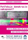 Potřebuje demokracie nakopnout? Na to odpoví čtvrté vodňanské Forum 2000
