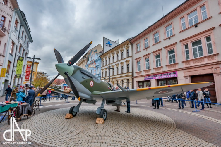 Do Českých Budějovic dorazí Spitfire, k prohlédnutí bude na Lannově třídě