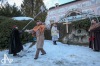 Krumlovští ochotníci ProRadost sehráli Anděla Páně na točně. Publikum se zalykalo smíchy