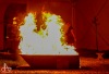 V Rajském dvoře Husitského muzea hořela vana. Lidi nadchl Vanař