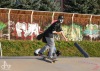 Na skateboardu se proháněl vodník, klaun i žralok 