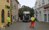 Vánoční strom v Táboře bude hezčí. Pracovníky ale pořádně potrápil