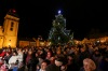 Tábor i Bechyně rozsvítily vánoční strom. S Nuzickým zvonkem zpívalo celé náměstí