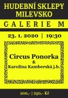 Circus Ponorka a Karolína Kamberská vystoupí na Hudebních sklepech v Milevsku