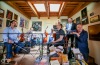 Hudebník a herec Ondřej Brousek je zdatným malířem. Díla představuje v Táboře 
