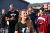 Publikum zpívalo na letní scéně klubu Garage s Peshatou i Visacím zámkem