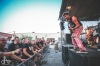 Publikum zpívalo na letní scéně klubu Garage s Peshatou i Visacím zámkem