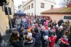 Při křtu knihy o filmovém příběhu Gumpa tuhla čokoláda. Lidi ale počasí neodradilo
