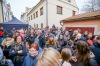 Při křtu knihy o filmovém příběhu Gumpa tuhla čokoláda. Lidi ale počasí neodradilo