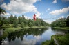 Provazochodci se na Červené Lhotě procházeli nad hlavami diváků, nyní je uvidíte v Krumlově