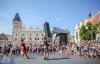 Komedianti v ulicích bavili v Táboře malé i velké divadlem i koncerty