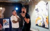 Jihočeská výtvarnice Šárka Vildová vystavuje v Rock Café. Přijel i bojovník Jiří Procházka