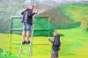 Sprejeři zkrášlili výměník. Rozzářila ho příroda