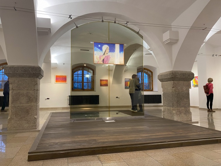 V Malé galerii písecké Sladovny je k vidění výstava Příběh světla malíře Václava Lamra