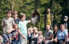 Kozí hrádek ovládli dravci, nad letním kinem to jiskřilo