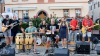 To byl konec prázdnin. Roztančené táborské náměstí i Santana pro malé onkobojovníky