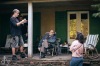Z natáčení filmu Divočina. V lesích u Sezimova Ústí se starej schovává před koncem světa