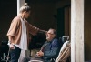 Z natáčení filmu Divočina. V lesích u Sezimova Ústí se starej schovává před koncem světa