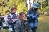 Z natáčení filmu Divočina. V lesích u Sezimova Ústí se starej schovává před koncem světa