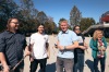 Slavnostní otevření. Na jedinečné skateplaza se odehrála první soutěž o nejlepší trik 