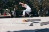 Slavnostní otevření. Na jedinečné skateplaza se odehrála první soutěž o nejlepší trik 
