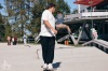 Slavnostní otevření. Na jedinečné skateplaza se odehrála první soutěž o nejlepší trik 