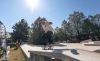 Slavnostní otevření. Na jedinečné skateplaza se odehrála první soutěž o nejlepší trik 