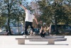 Slavnostní otevření. Na jedinečné skateplaza se odehrála první soutěž o nejlepší trik 