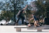 Slavnostní otevření. Na jedinečné skateplaza se odehrála první soutěž o nejlepší trik 