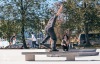 Slavnostní otevření. Na jedinečné skateplaza se odehrála první soutěž o nejlepší trik 