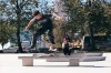 Slavnostní otevření. Na jedinečné skateplaza se odehrála první soutěž o nejlepší trik 