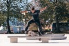Slavnostní otevření. Na jedinečné skateplaza se odehrála první soutěž o nejlepší trik 