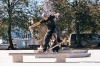 Slavnostní otevření. Na jedinečné skateplaza se odehrála první soutěž o nejlepší trik 