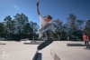 Slavnostní otevření. Na jedinečné skateplaza se odehrála první soutěž o nejlepší trik 