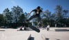 Slavnostní otevření. Na jedinečné skateplaza se odehrála první soutěž o nejlepší trik 
