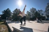 Slavnostní otevření. Na jedinečné skateplaza se odehrála první soutěž o nejlepší trik 