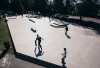 Slavnostní otevření. Na jedinečné skateplaza se odehrála první soutěž o nejlepší trik 