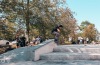Slavnostní otevření. Na jedinečné skateplaza se odehrála první soutěž o nejlepší trik 