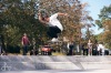 Slavnostní otevření. Na jedinečné skateplaza se odehrála první soutěž o nejlepší trik 