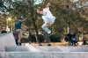 Slavnostní otevření. Na jedinečné skateplaza se odehrála první soutěž o nejlepší trik 