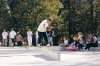 Slavnostní otevření. Na jedinečné skateplaza se odehrála první soutěž o nejlepší trik 