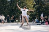 Slavnostní otevření. Na jedinečné skateplaza se odehrála první soutěž o nejlepší trik 