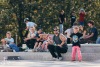 Slavnostní otevření. Na jedinečné skateplaza se odehrála první soutěž o nejlepší trik 
