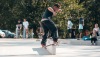 Slavnostní otevření. Na jedinečné skateplaza se odehrála první soutěž o nejlepší trik 