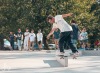 Slavnostní otevření. Na jedinečné skateplaza se odehrála první soutěž o nejlepší trik 