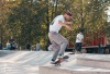 Slavnostní otevření. Na jedinečné skateplaza se odehrála první soutěž o nejlepší trik 