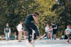Slavnostní otevření. Na jedinečné skateplaza se odehrála první soutěž o nejlepší trik 